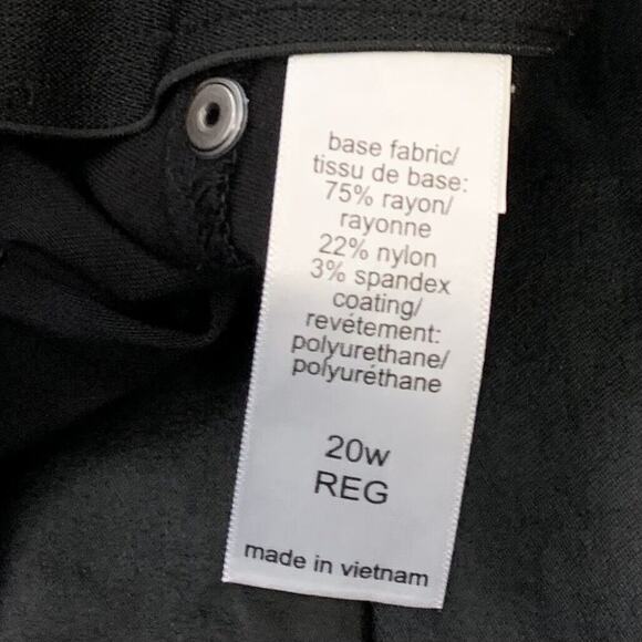 Maurices Pants Plus Size 20W Black Vegan Leather Party Biker Rave Indie Sleaze - Picture 6 of 7